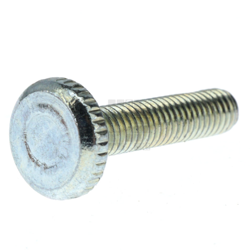 #10-32 x 7/8" Thumb Screws, Zinc Plated, Pack of 4