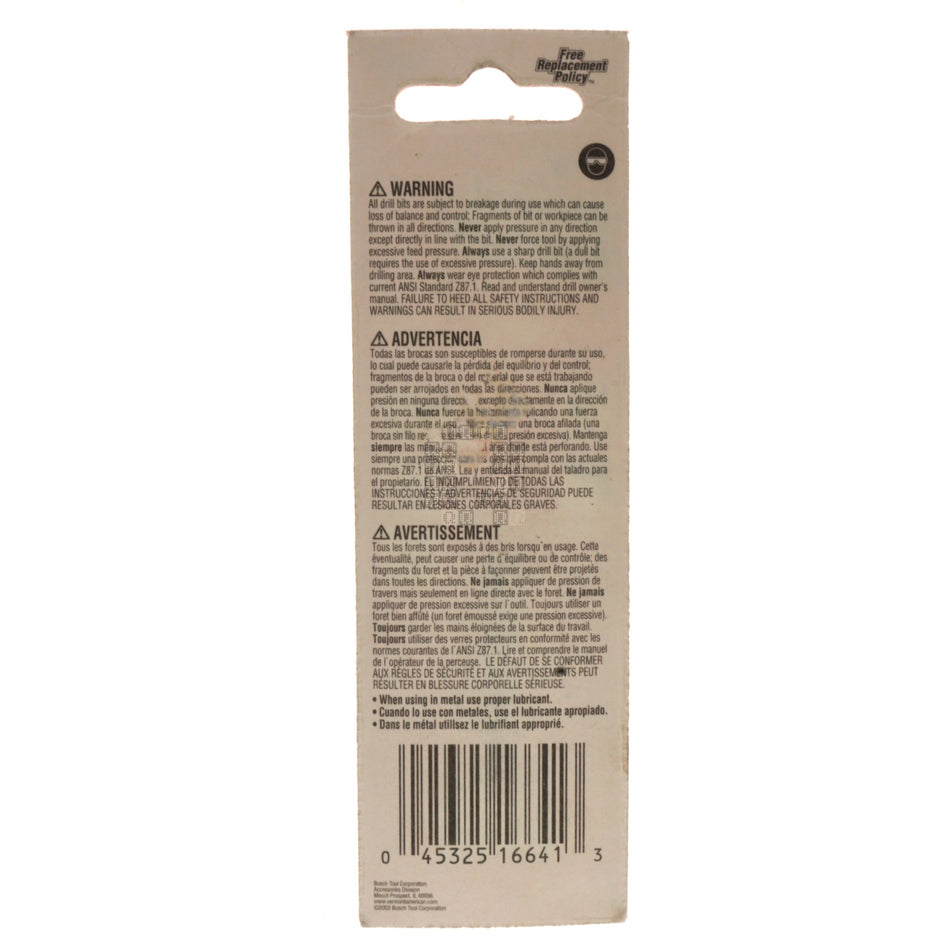 Vermont American 16641 1/4" HSS Single Flute Countersink, 82ÃÂ°