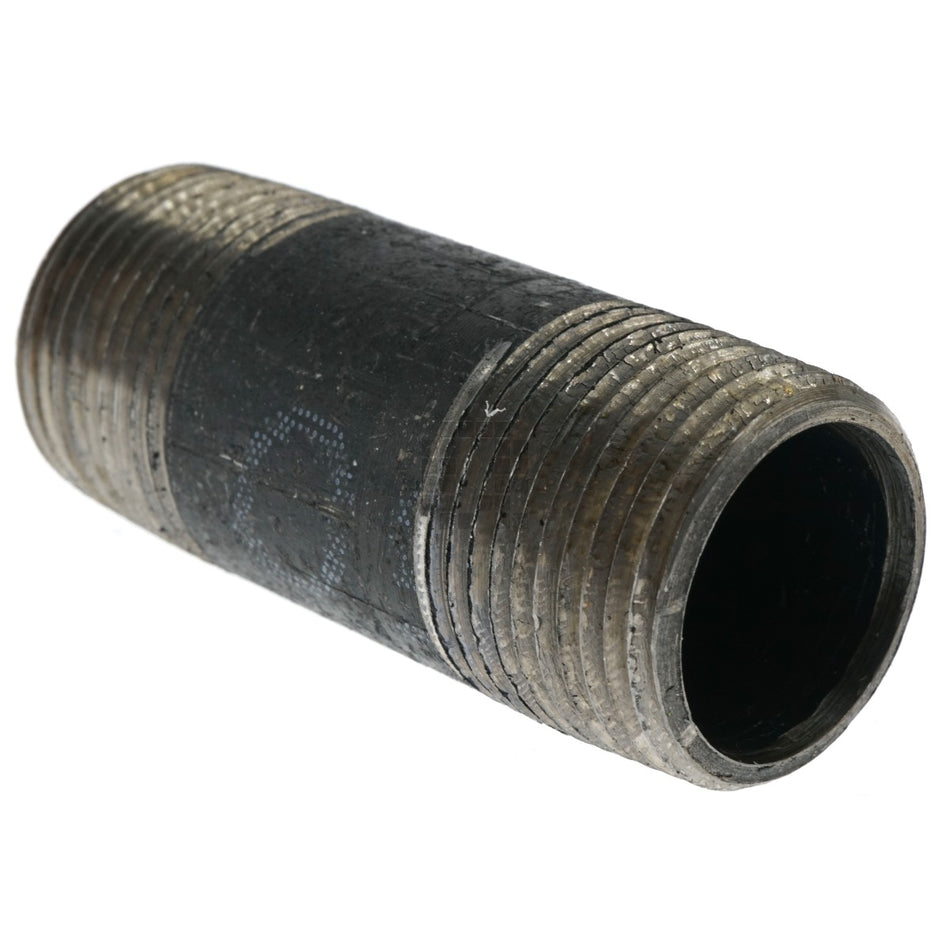 3/4" NPT x 2-1/2" Long Black Steel Pipe Nipple