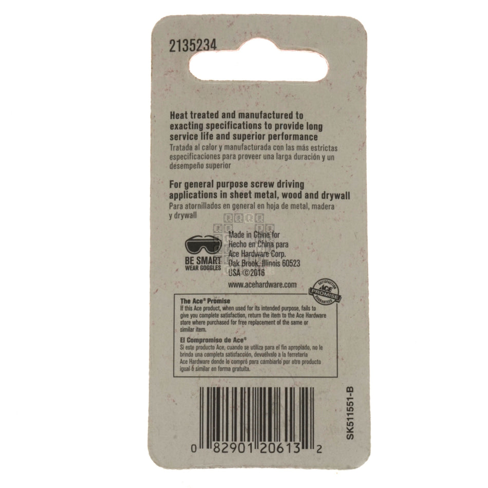 ACE Hardware 2135234 T25 TORX Driver Bit, 2" Length