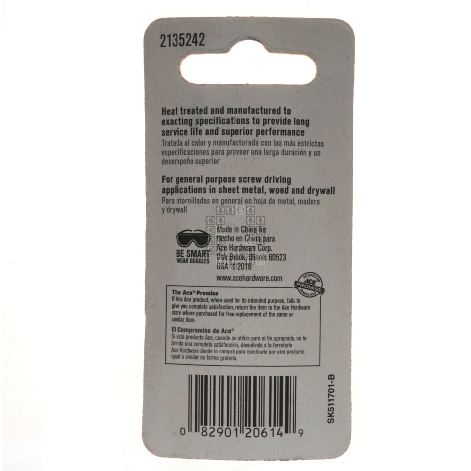 ACE Hardware 2135242 T30 TORX Driver Bit, 2" Length