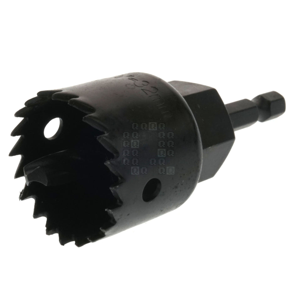 ACE Hardware 2466803 1-1/4" (31mm) Carbon Hole Saw, 1/4" Hex Shank, 7/8" Cutting Depth