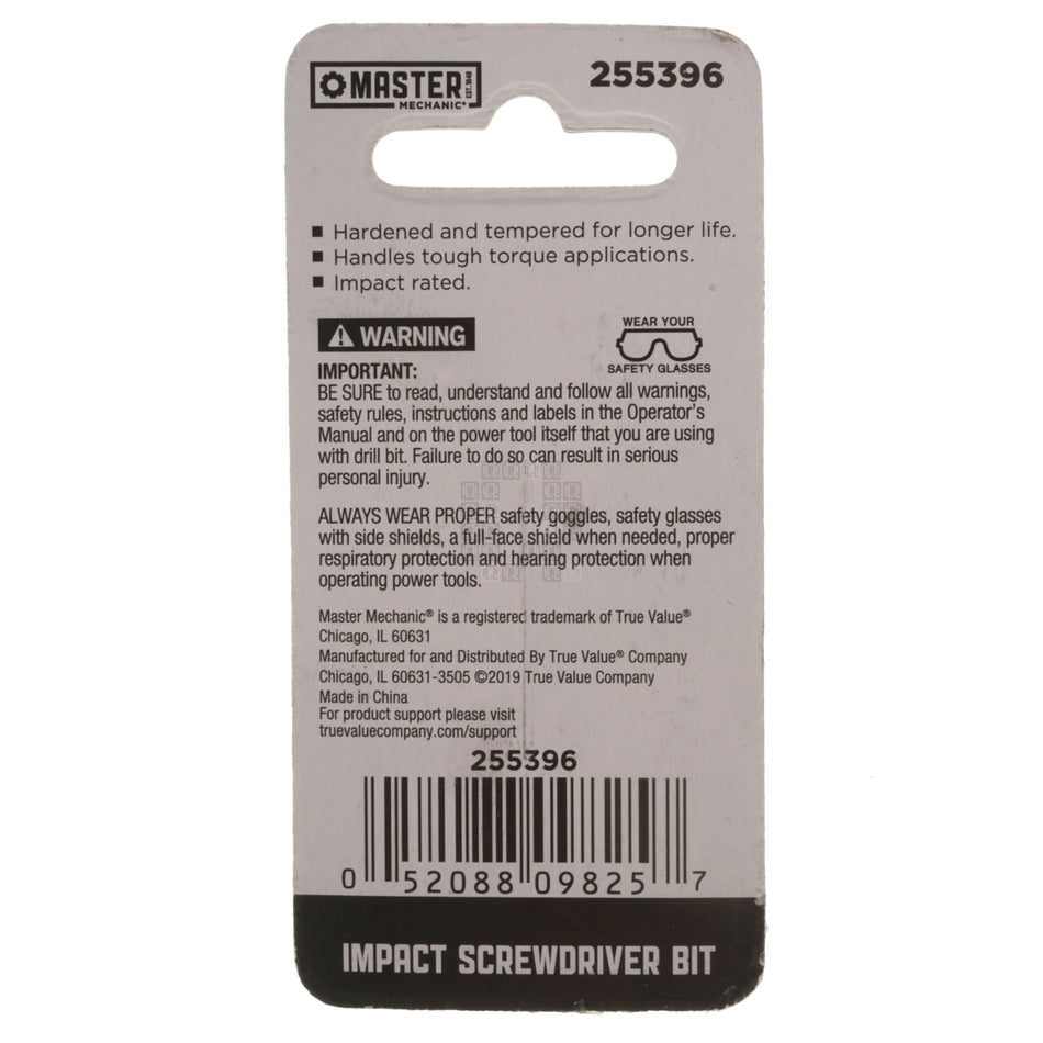 Master Mechanic 255396 3/8" Magnetic Hex Nut Driver, 1/4" Hex Shank, 2-Pack