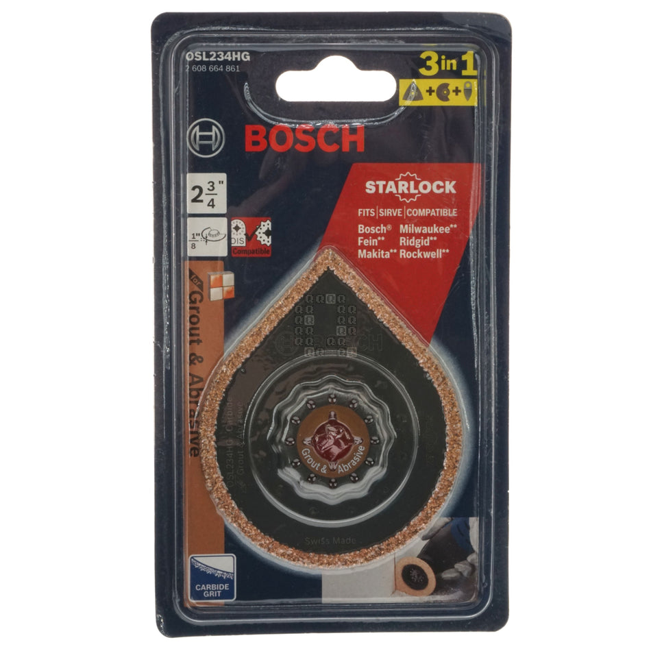 Bosch OSL234HG 2608664861 STARLOCK Oscillating Blade, 2-3/4" Diameter, 1/8" Thickness