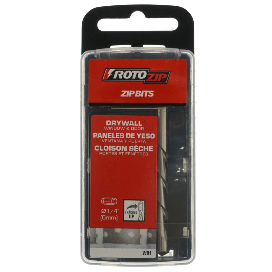 Rotozip 2610016653 1/4" Drywall Window and Door Bit, WD1