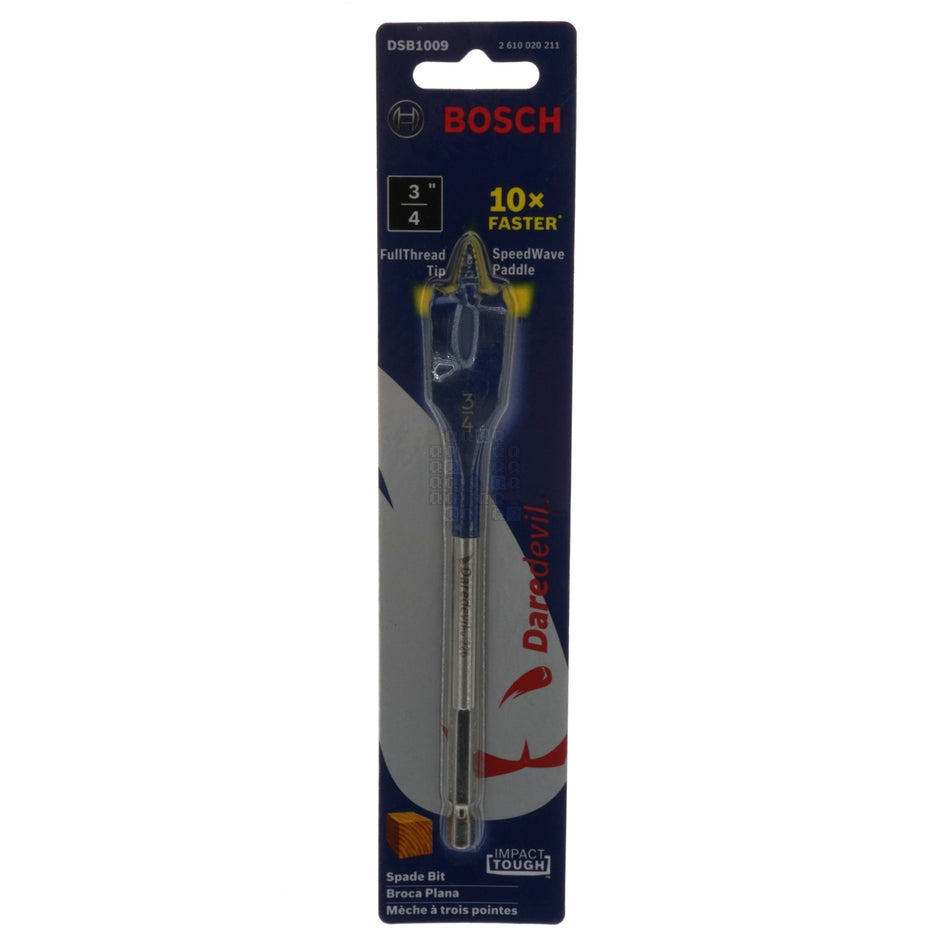 BOSCH 2610020211 DSB1009 Daredevil 3/4" x 6" Standard Length Spade Bit