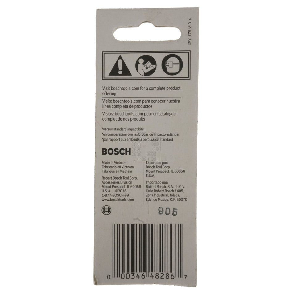 Bosch ITPH2102 Impact Tough #2 Phillips Insert Bits 1" Length 2-Pack 2610039538