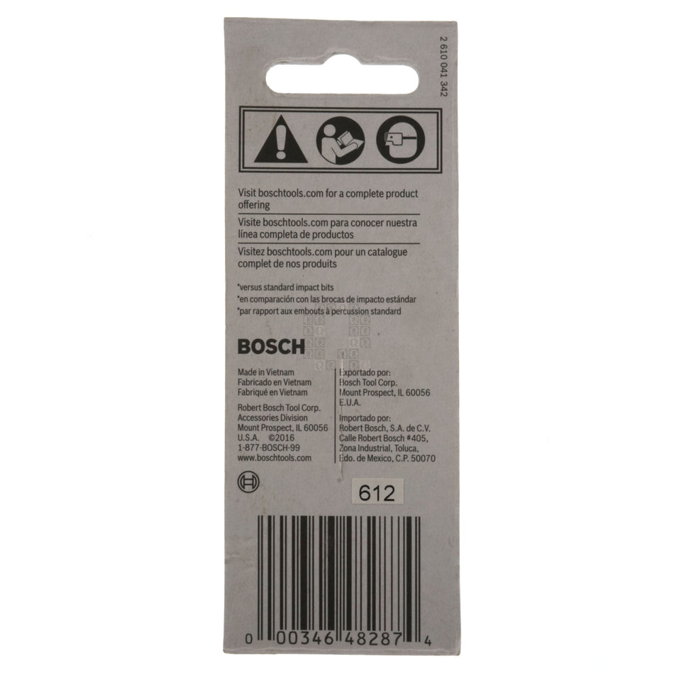 Bosch ITPH2R102 Impact Tough PH2R #2 Phillips Insert Bits, 1" Length, 2-Pack