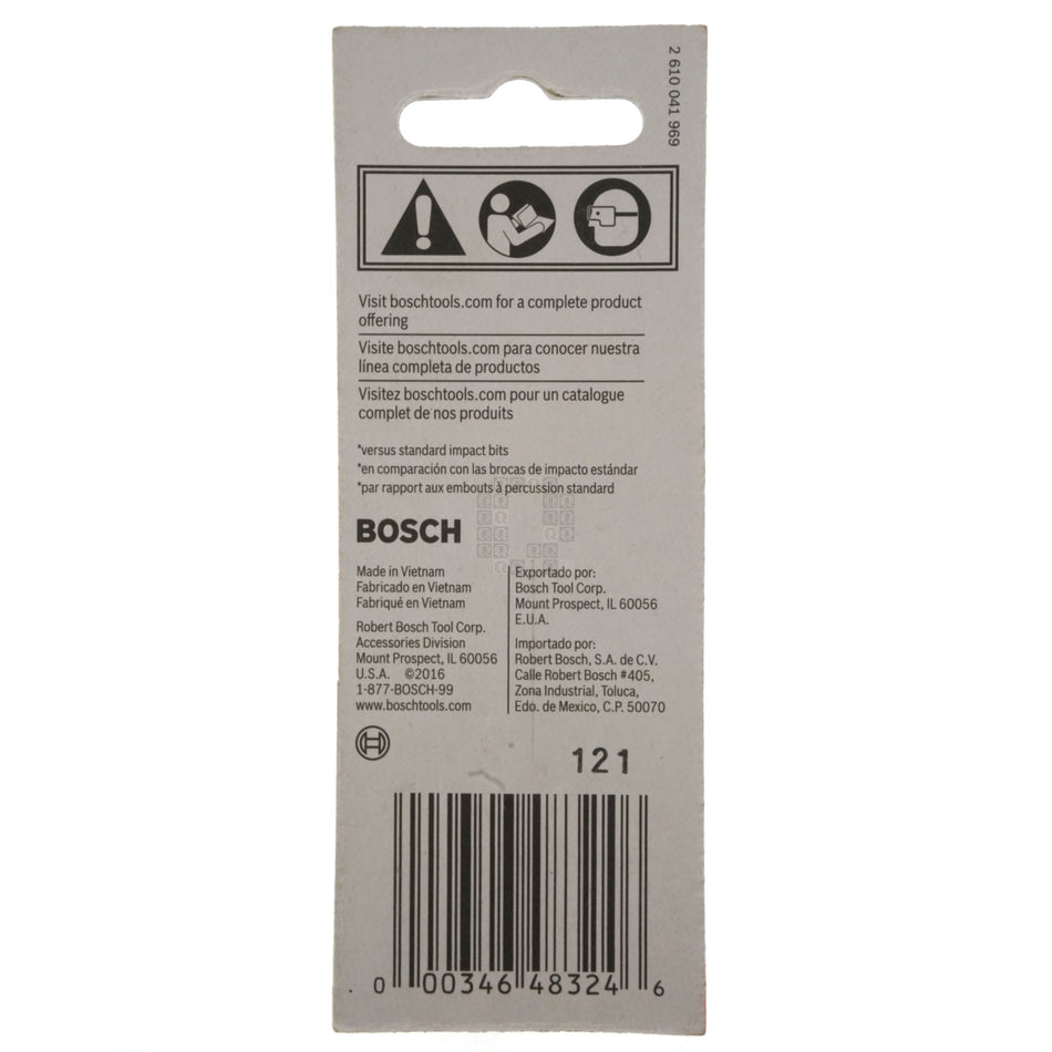 Bosch ITPH2201 Impact Tough PH2 #2 Phillips Insert Bit, 2" Length, 2610039565