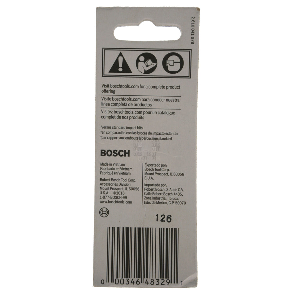 Bosch 2610039580 ITT30201 Impact Tough, T30 TORX Power Bit, 2" Length