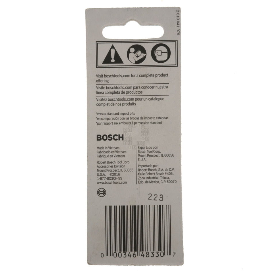 Bosch 2610039581 ITT40201 Impact Tough, T40 TORX Power Bit, 2" Length