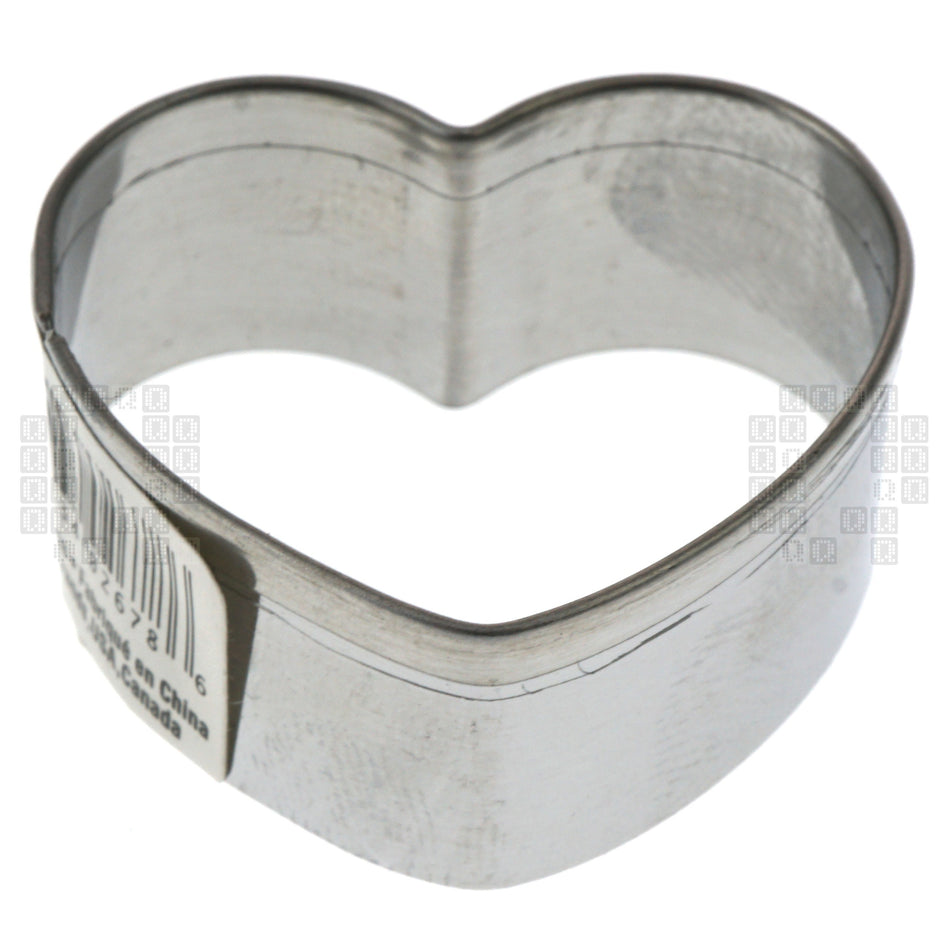 Fox Run Brands 2678 1" Heart Stainless Steel Cookie Pastry Cutter