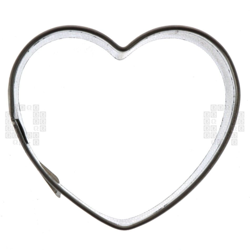 Fox Run Brands 2678 1" Heart Stainless Steel Cookie Pastry Cutter