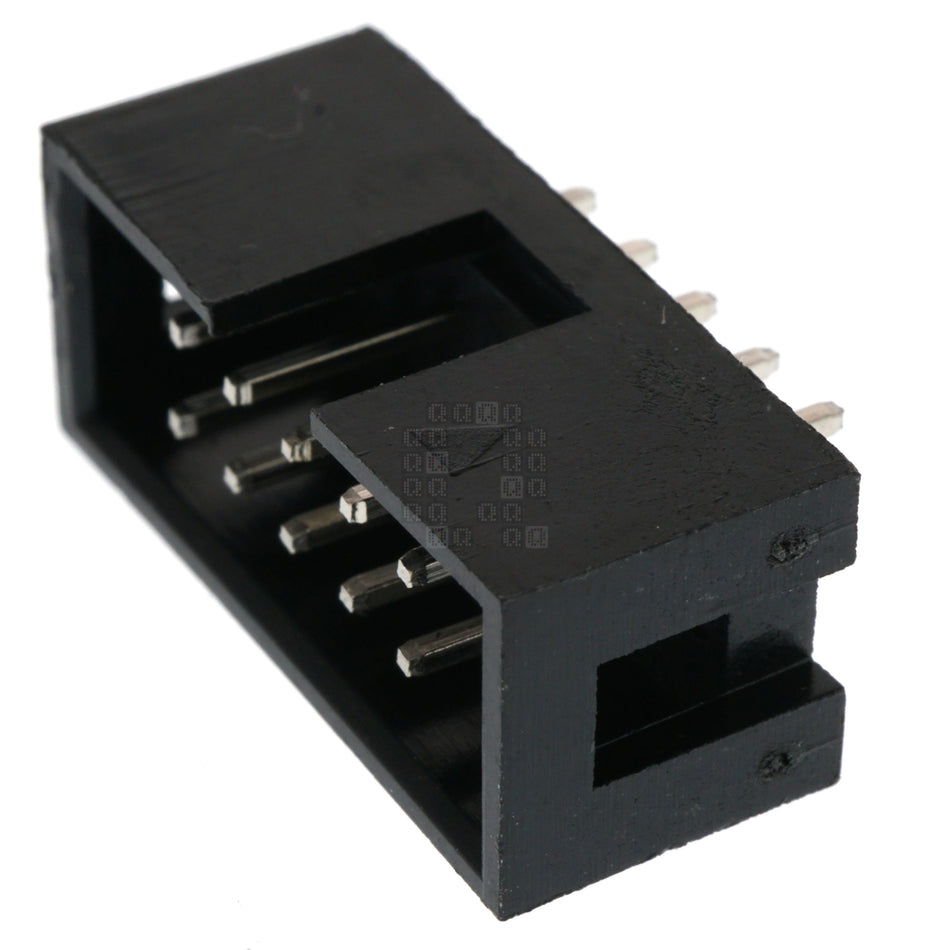 2x5 (10-Pin) Through Hole Straight Box Header Connector, 2.54mm Pitch, 2-Pack