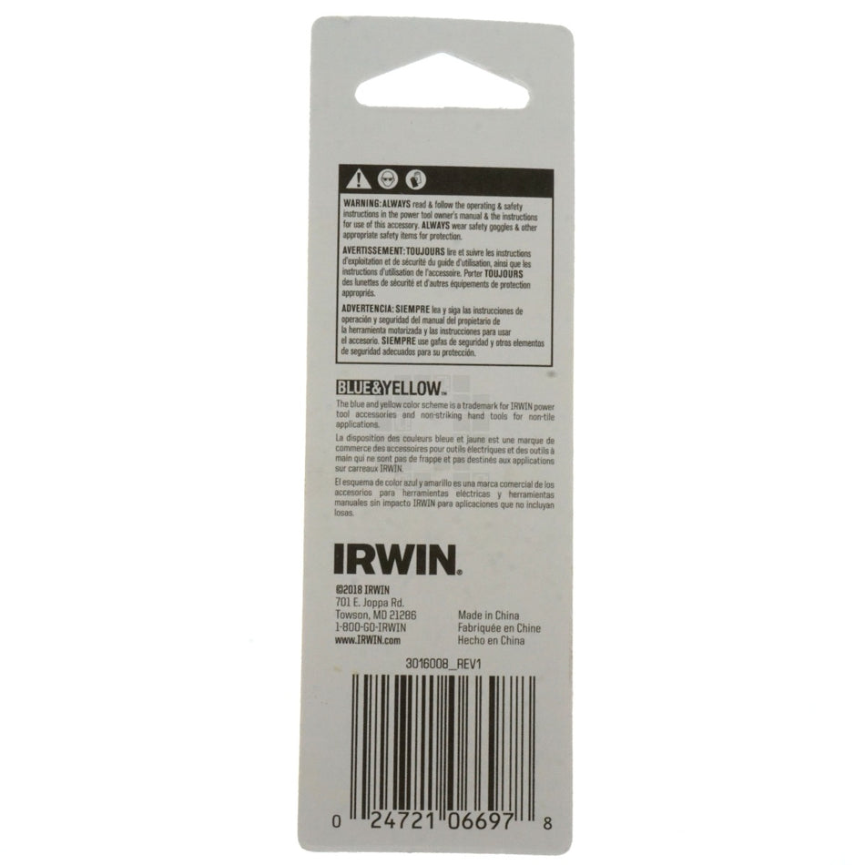 Irwin 3016008 1/8" Cobalt Drill Bit, 135° Split Point