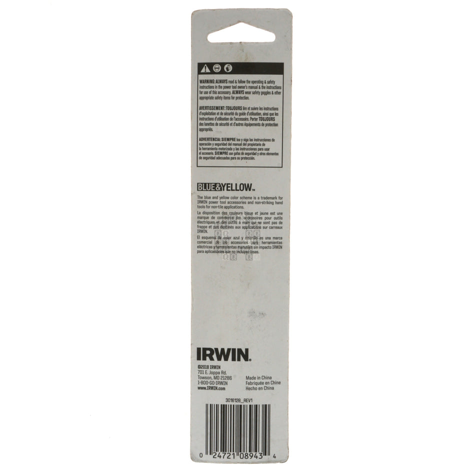 Irwin 3016128 7/16" Cobalt 135° Split Point Jobber Length Drill Bit