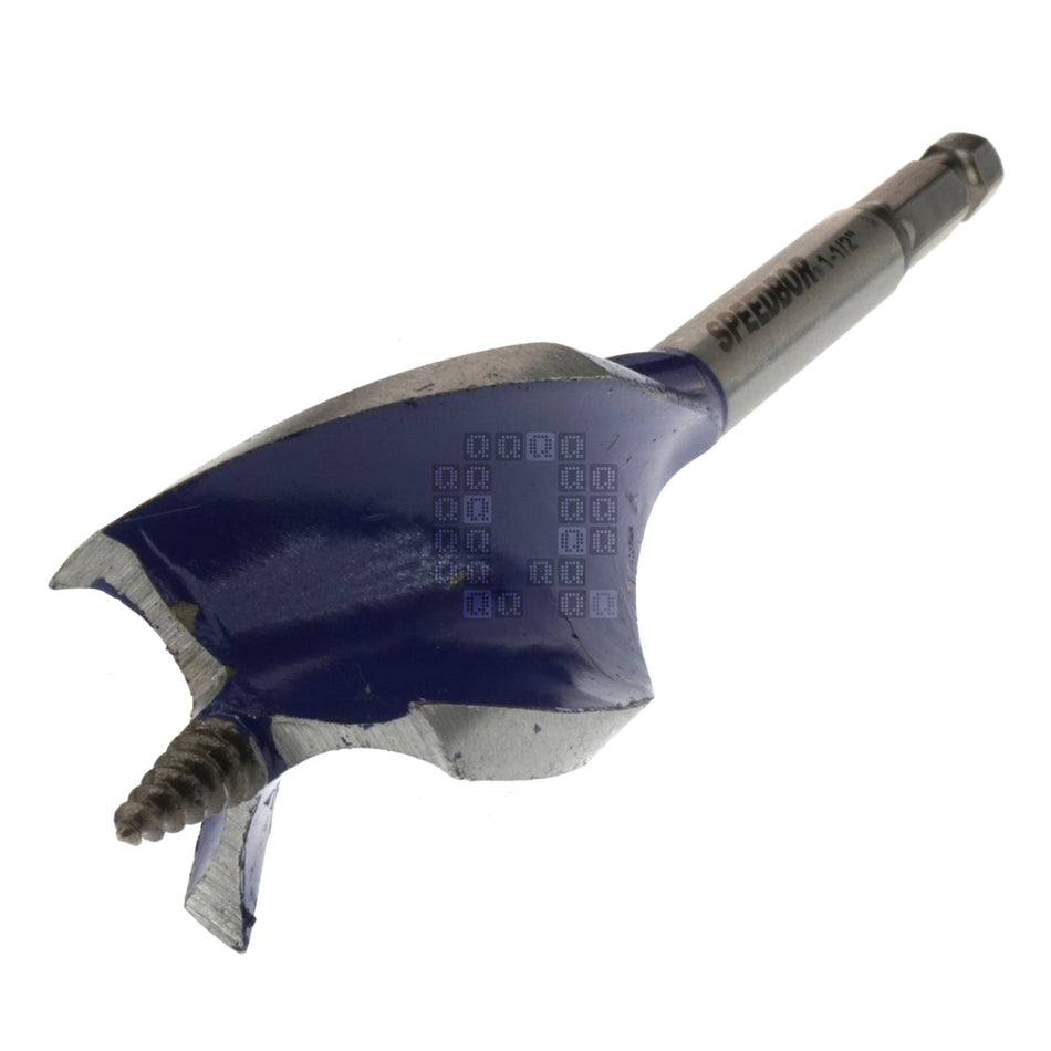 Irwin 3041021 Speedbor Self-feeding Auger Boring Bit, 1-1/2" Diameter, 6" Length