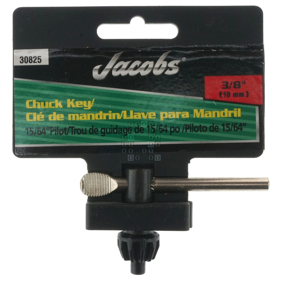 Jacobs 30825 3/8" (10mm) Jacobs Chuck Key, 15/64" Pilot
