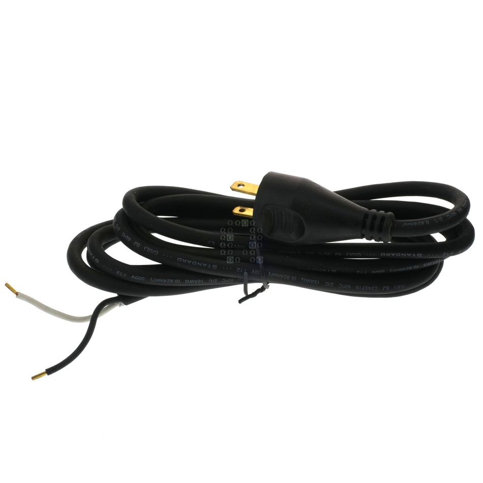 DeWALT 330072-51 8' Cordset, 18AWG, 2-Conductor