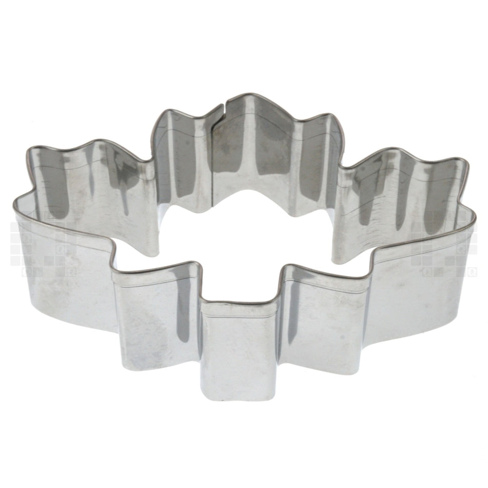 Fox Run Brands 3407 3" Maple Leaf Stainless Steel Pastry Cookie Cutter