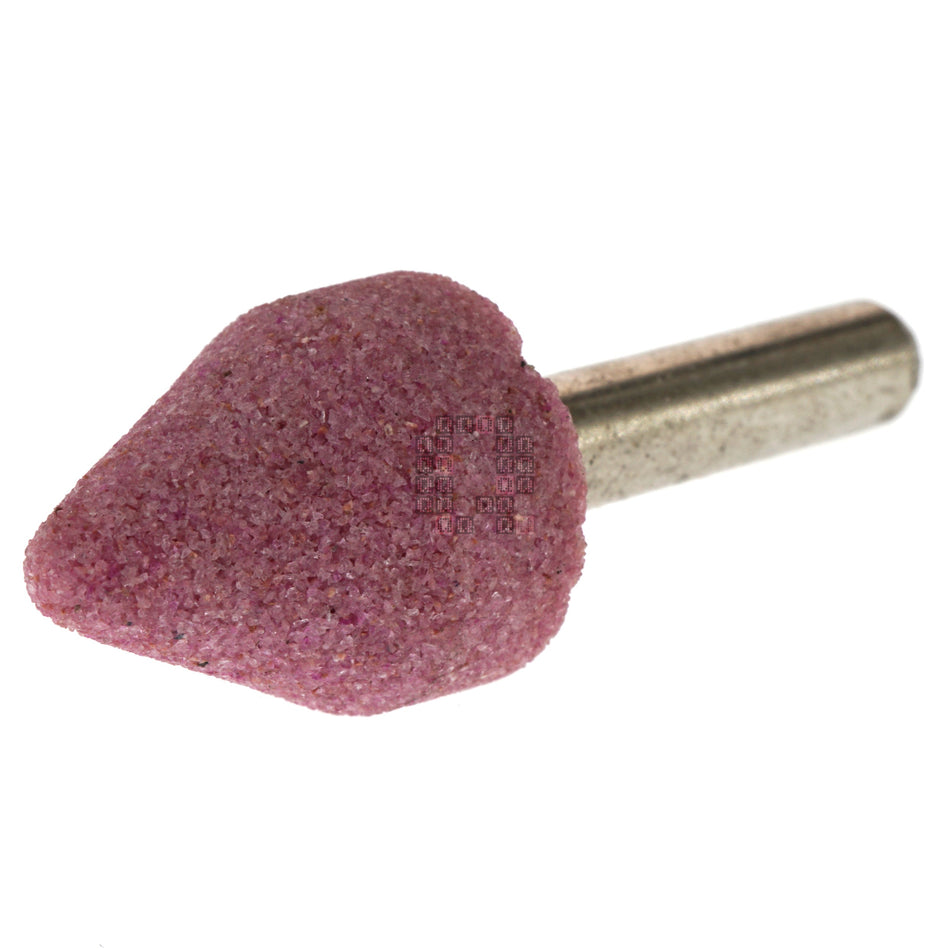 Weiler 36802 11/16" Diameter x 7/8" Length A14 Mounted Point Abrasive Wheel, 1/4" Straight Stem