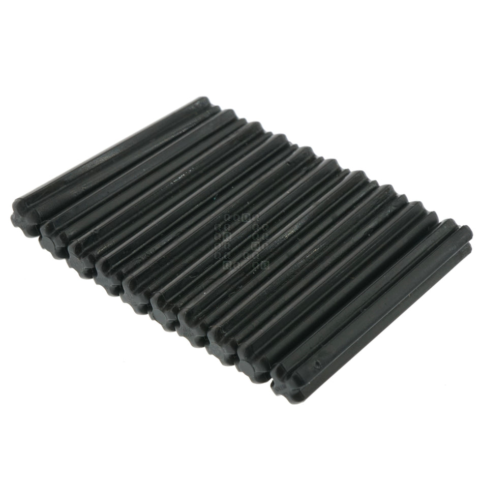 LEGO 370526 Cross Axle, 4M, Black, 10-Pack
