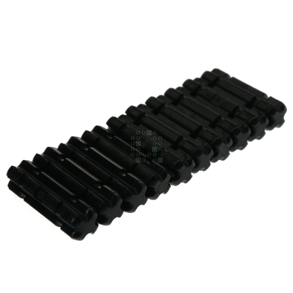 LEGO 4109810 32062 Black 2M Cross Axle with Groove, 10-Pack