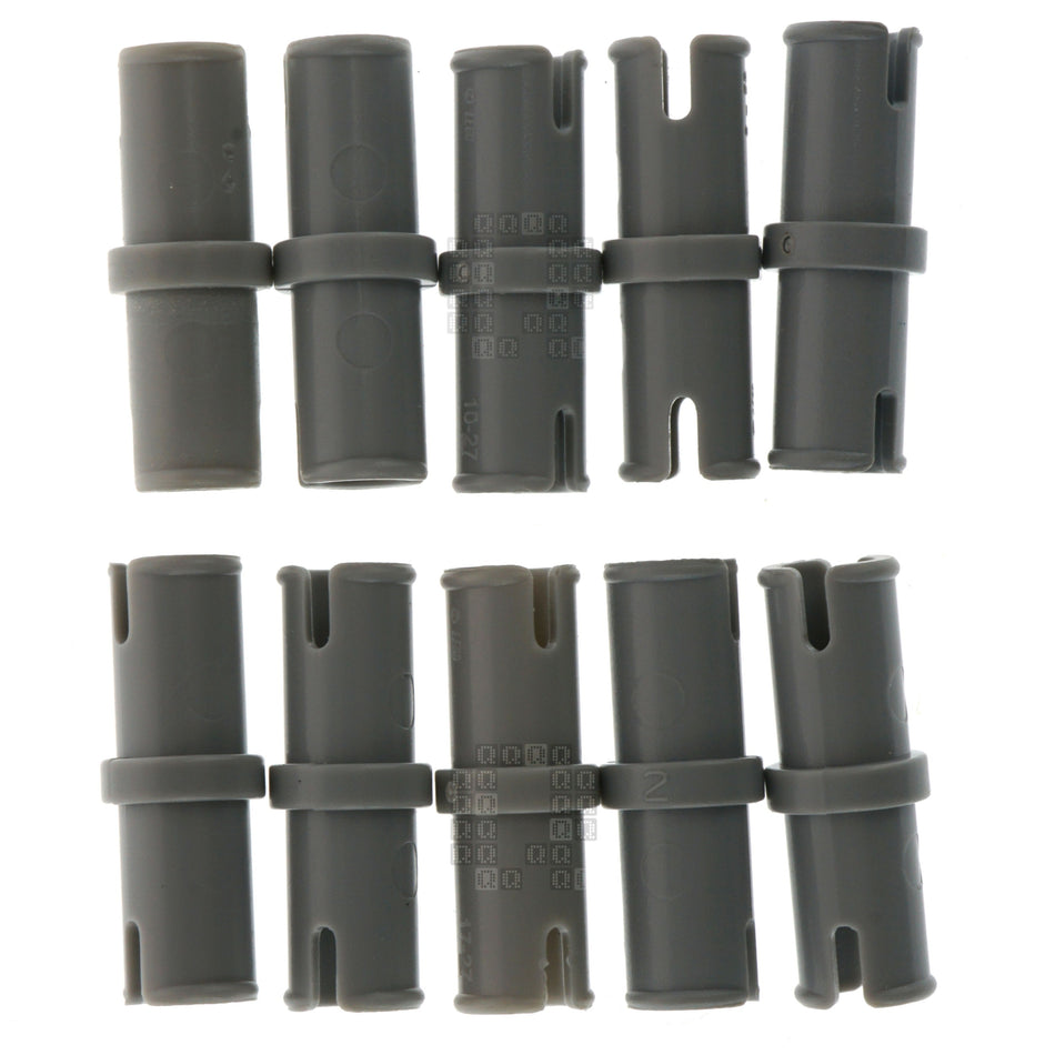 LEGO 4211807 Connector Peg, Medium Stone Grey, 10-Pack