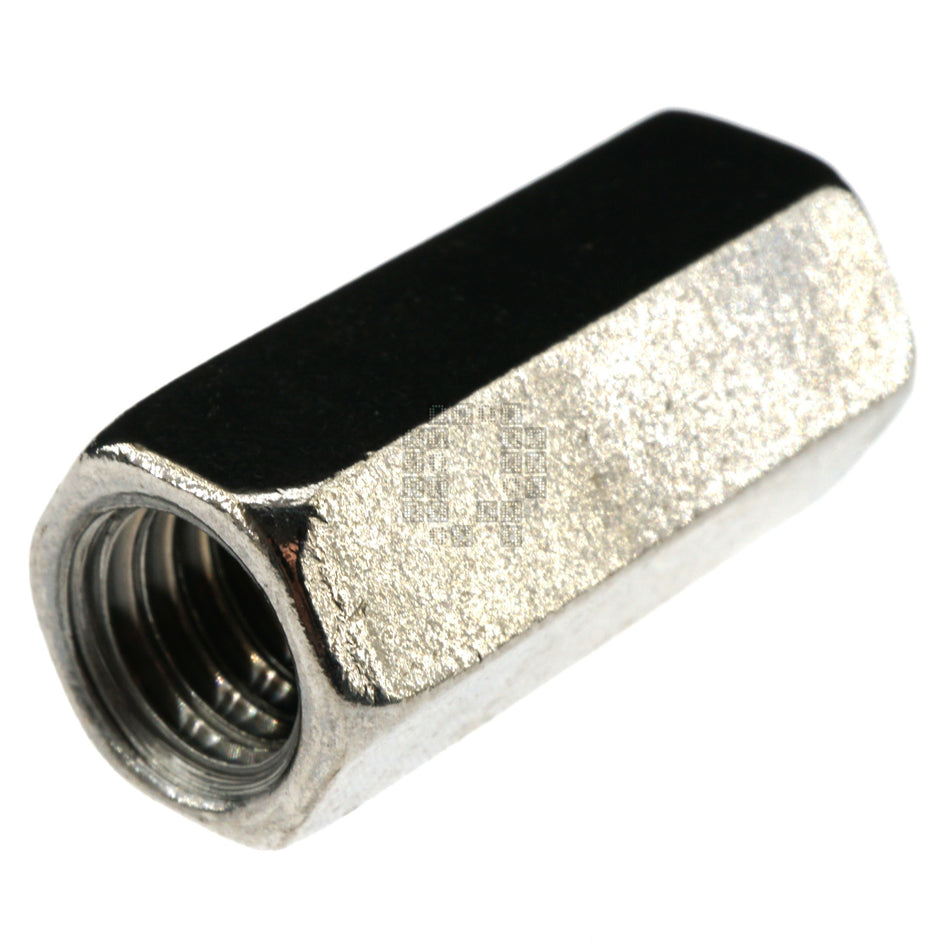 Midwest Fastener 4309191 Stainless Steel 3/8"-16 x 1-1/8" Coupling Nut