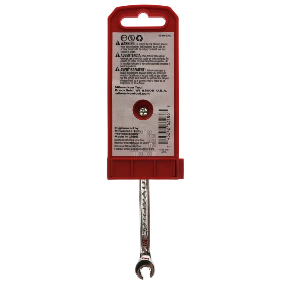 Milwaukee Tool 45-96-8300 1/4" X 5/16" Inch SAE Double End Flare Nut Wrench
