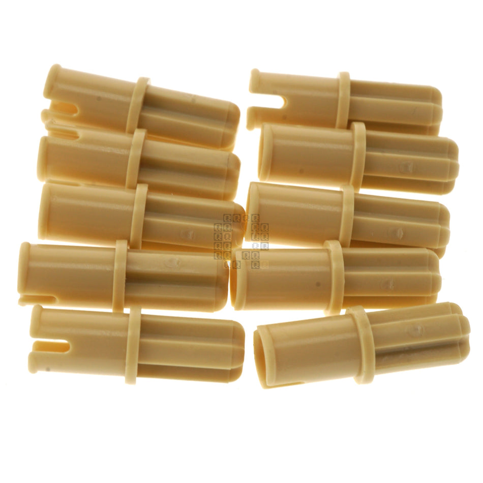 Lego 4666579 Technic Connector Bushing with Friction / Cross Axle, Brick Yellow, 10-Pack