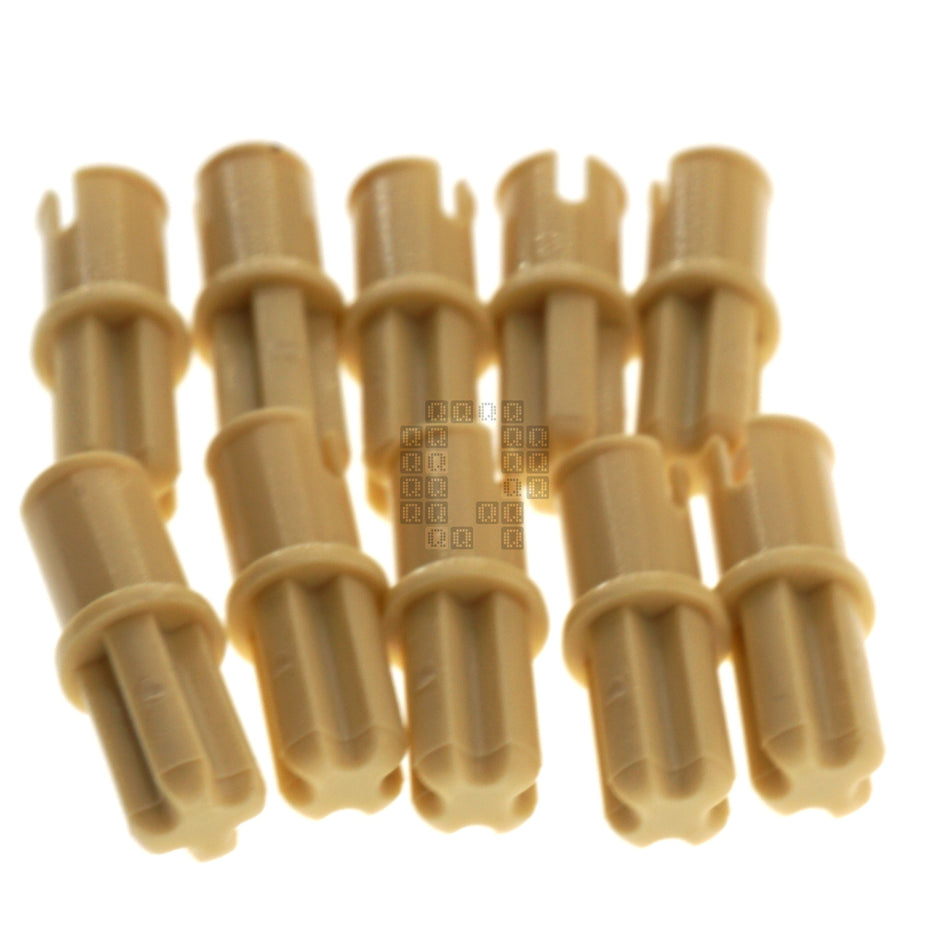 Lego 4666579 Technic Connector Bushing with Friction / Cross Axle, Brick Yellow, 10-Pack