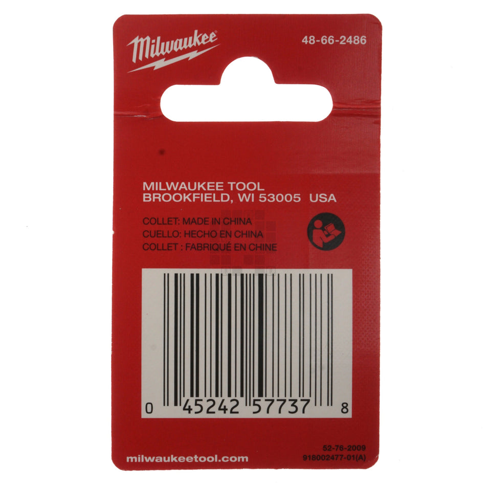 Milwaukee 48-66-2486 1/8" Collet and Nut Kit