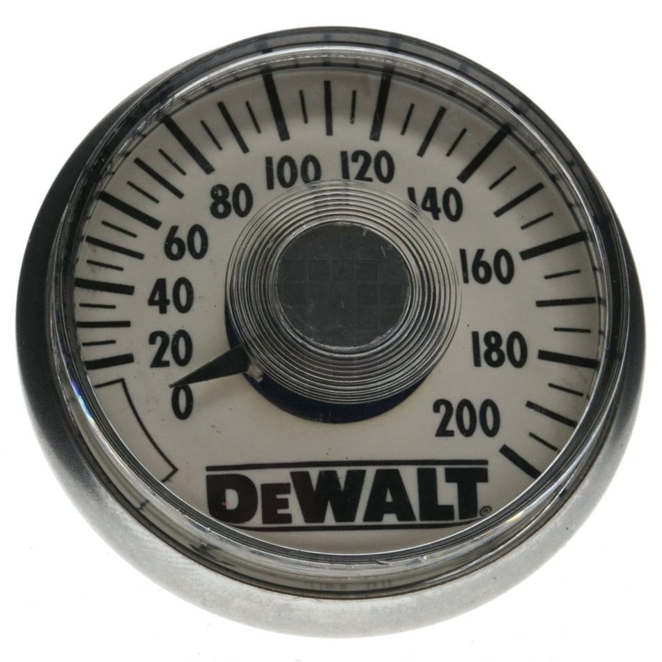 DeWALT 5130205-00 Air Pressure Gauge, 0-200 PSI, 1/4"-18 NPT