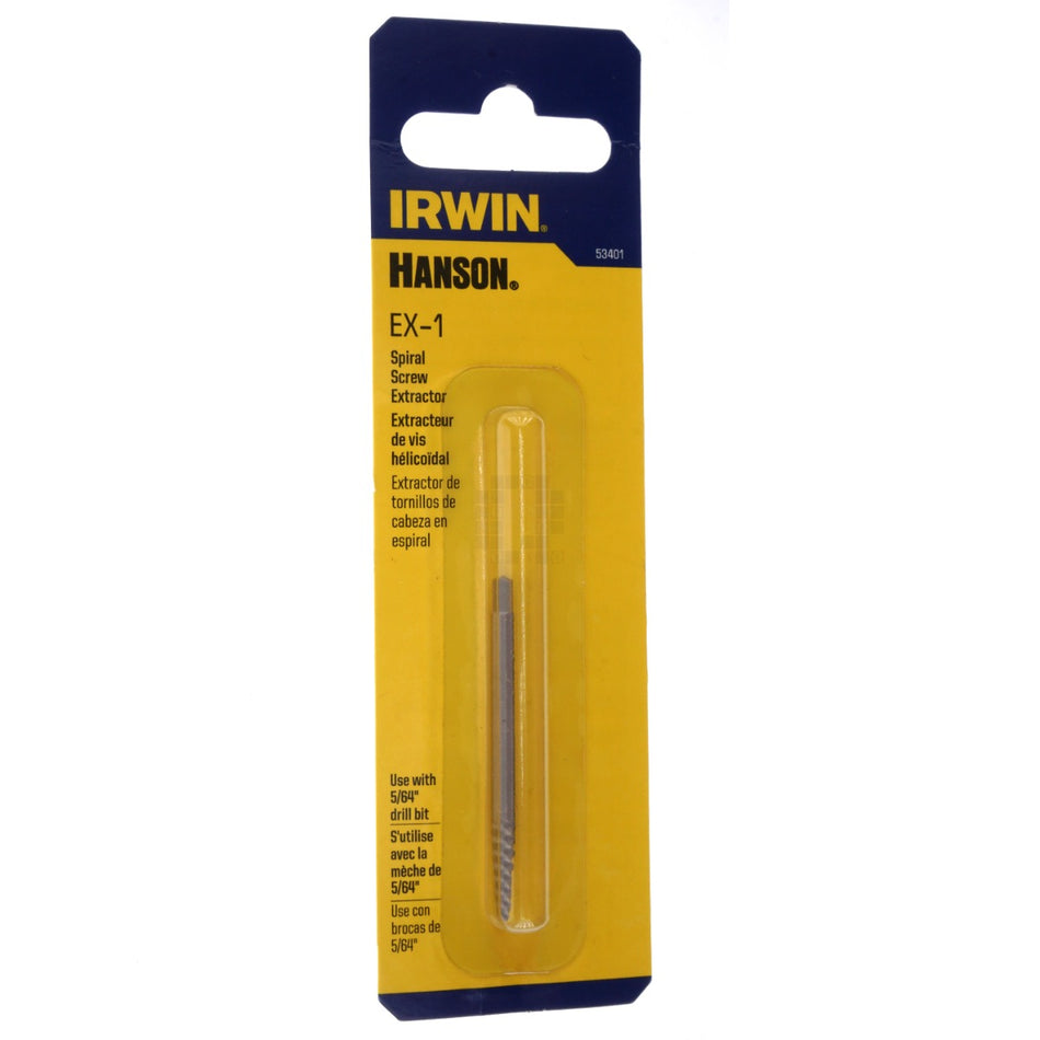Irwin Hanson 53401 EX-1 Spiral Screw Extractor