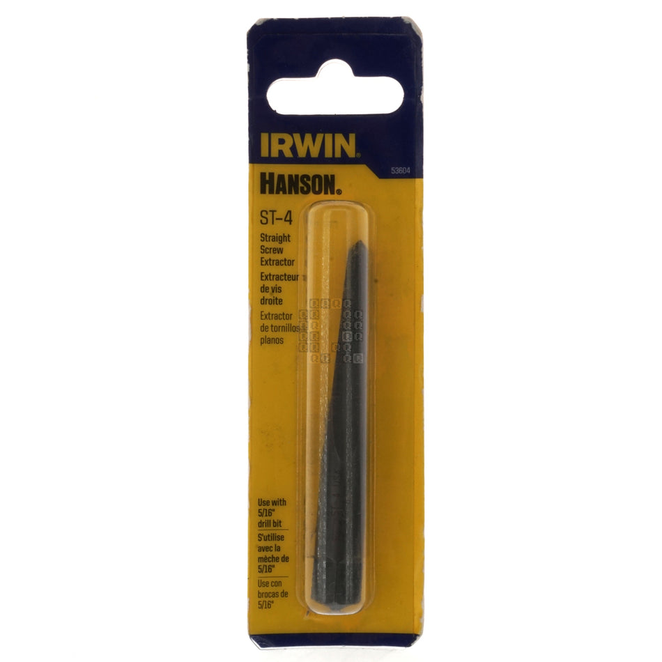 Irwin Hanson 53604 ST-4 Straight Screw Extractor
