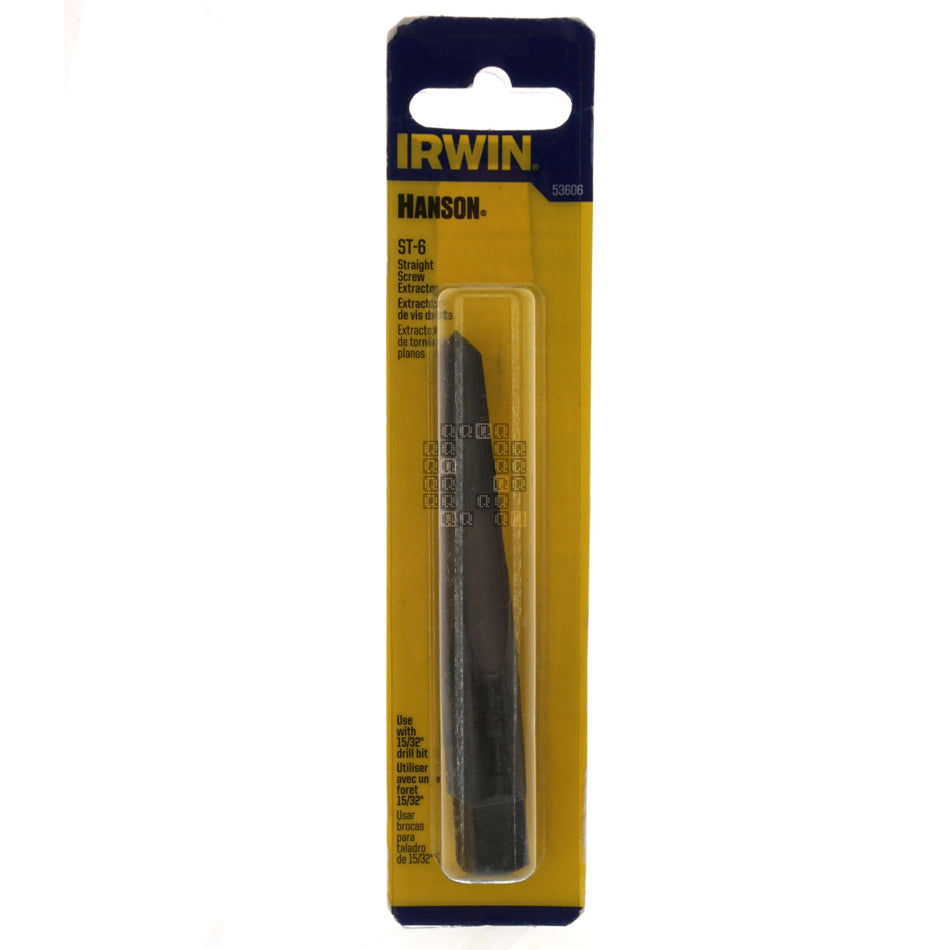 Irwin Hanson 53606 ST-6 Straight Screw Extractor