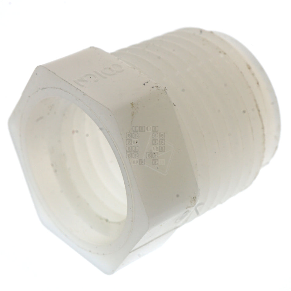 Anderson Metals 53610-0604 Nylon 1/4" Female NPT x 3/8" Male NPT Hex Bushing Adapter