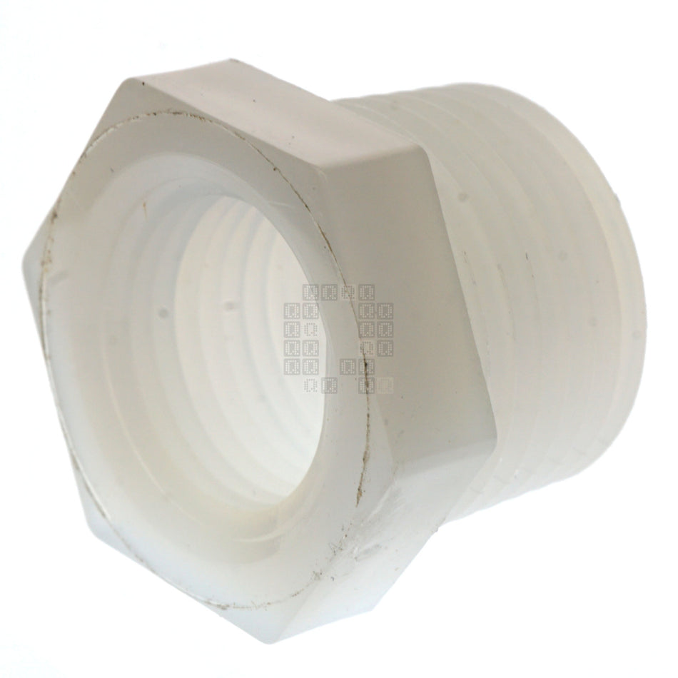 Anderson Metals 53610-0806 Nylon 3/8"-18 Female NPT x 1/2"-14 Male NPT Hex Bushing Adapter