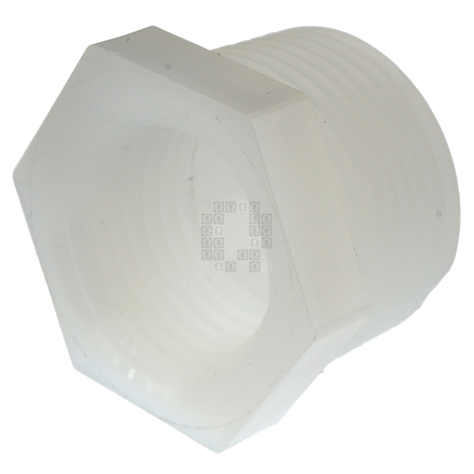 Anderson Metals 53610-1208 Nylon 1/2"-14 Female NPT x 3/4"-14 Male NPT Hex Bushing Adapter