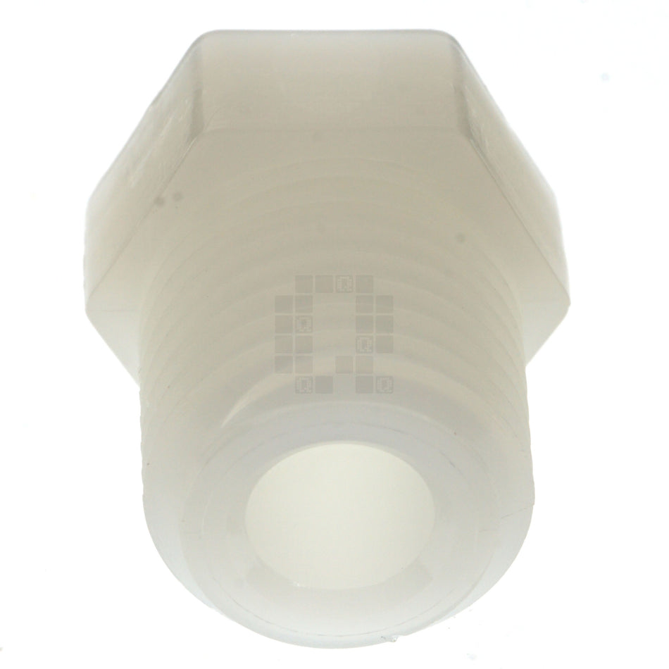 Anderson Metals 53621-04 1/4"-18 NPT Pipe Nylon Hex Head Plug