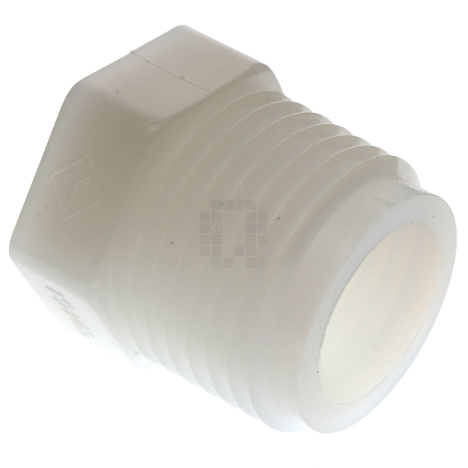 Anderson Metals 53621-06 3/8"-18 NPT Pipe Nylon Hex Head Plug
