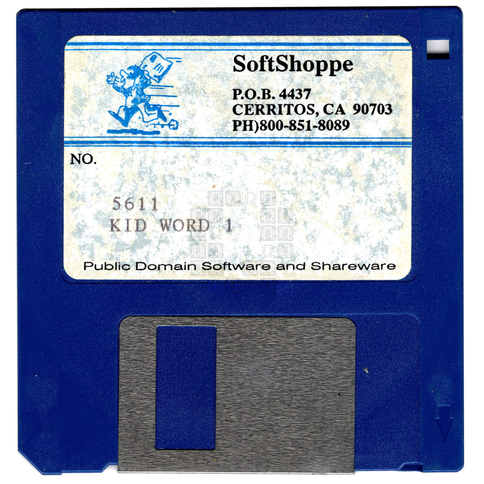 SoftShoppe 5611 Kid Word 1 Floppy Disk