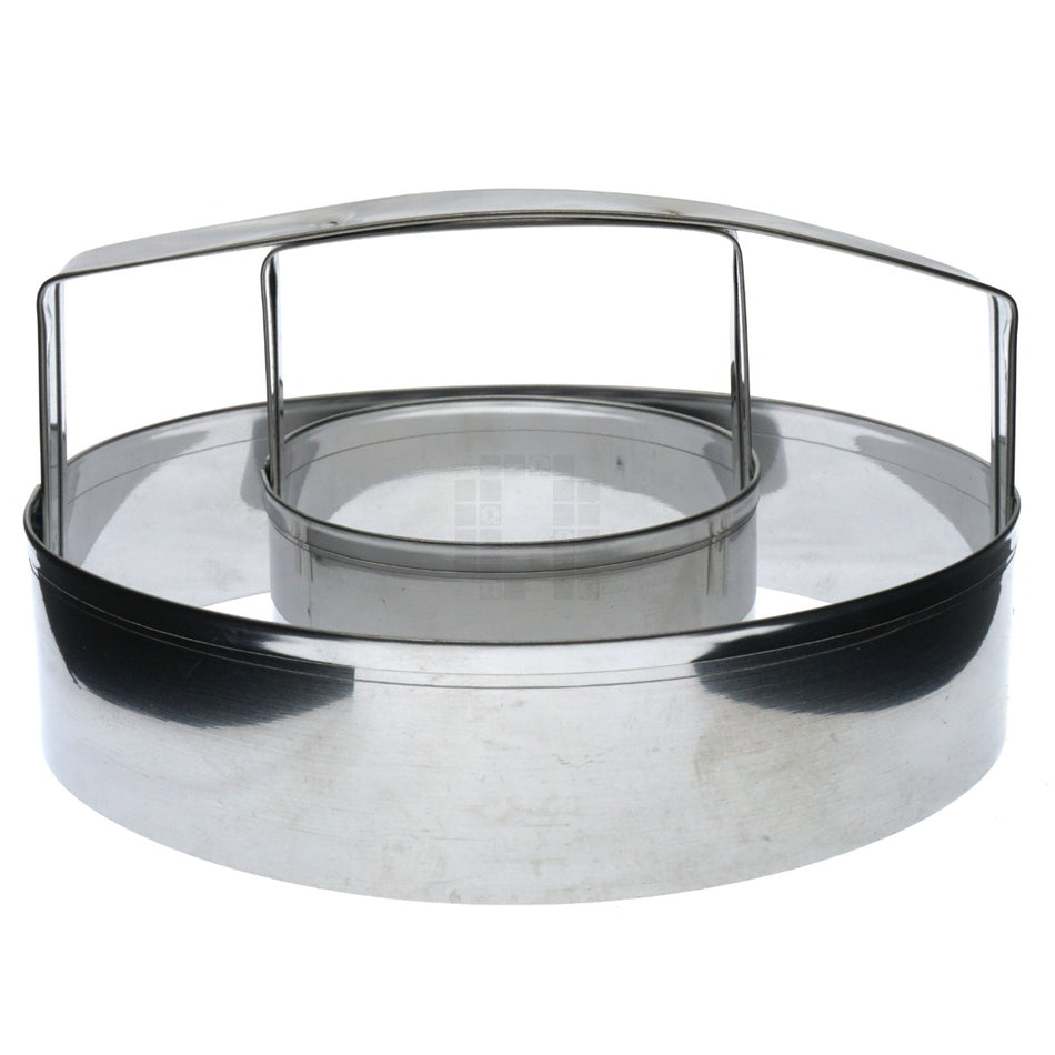 Fox Run 5755 Metal Donut Cutter, 4", Tin Plated Steel