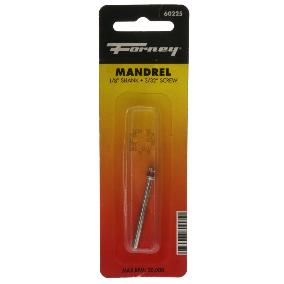 Forney Industries 60225 Mandrel Assembly, 1/8" Shank, 3/32" Screw