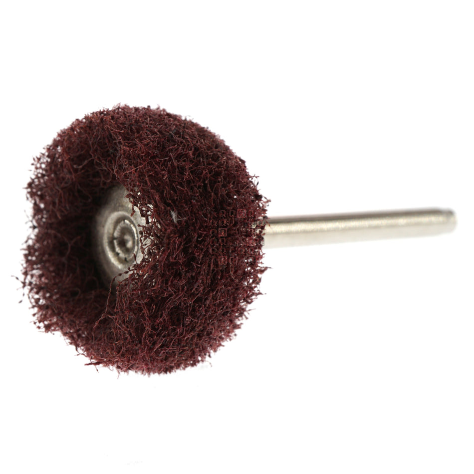 Forney Industries 60233 3/4" Diameter Satin Buffing Polishing Pad, 3/32" Shaft