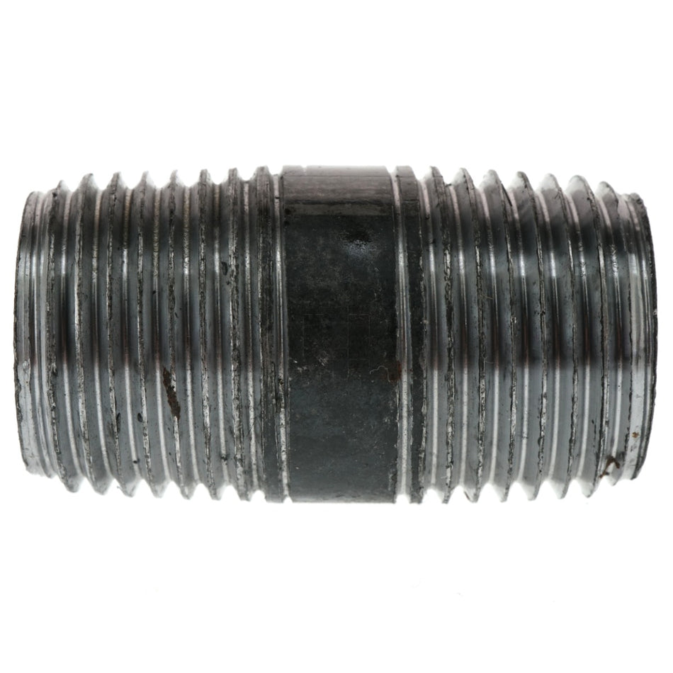 Worldwide Sourcing 612-5090 1/2" x 1-1/2" Black Schedule 40 Pipe Nipple