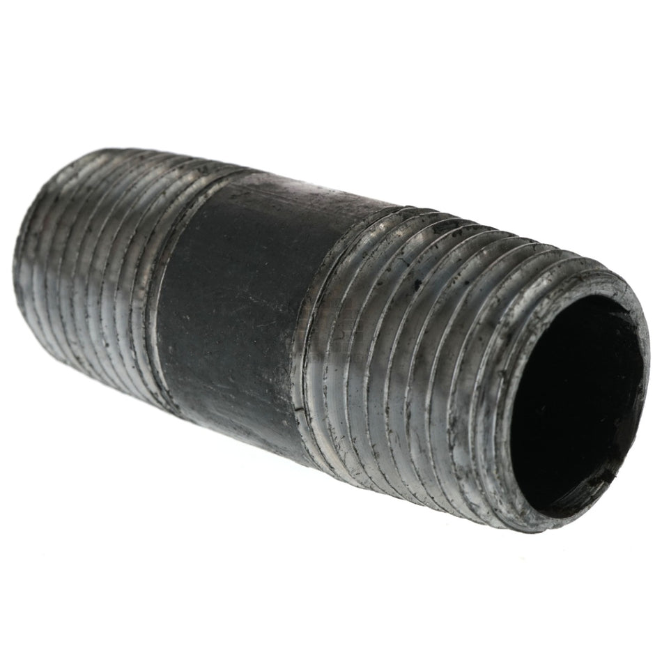 Worldwide Sourcing 612-5108 1/2" x 2" Black Schedule 40 Pipe Nipple