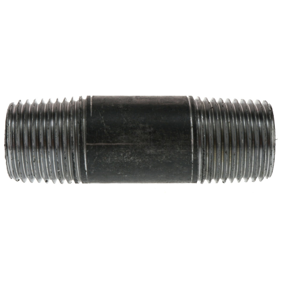 Worldwide Sourcing 612-5116 1/2" x 2-1/2" Black Schedule 40 Pipe Nipple