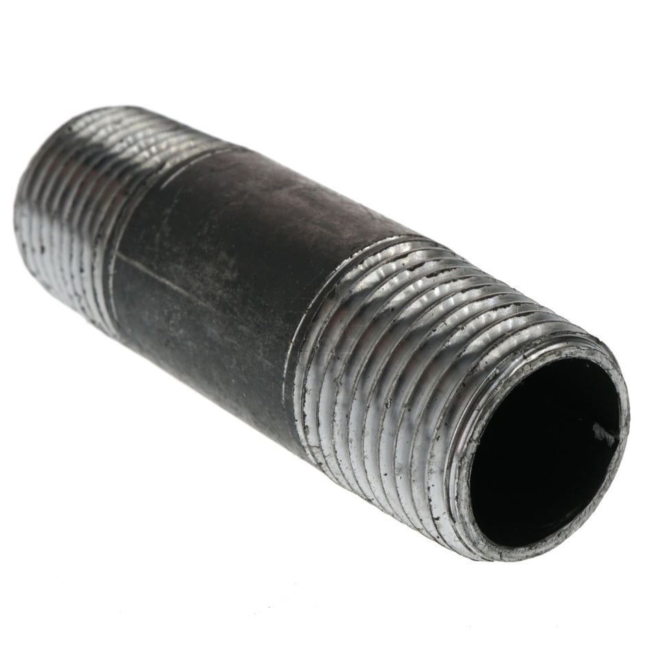 Worldwide Sourcing 612-5116 1/2" x 2-1/2" Black Schedule 40 Pipe Nipple